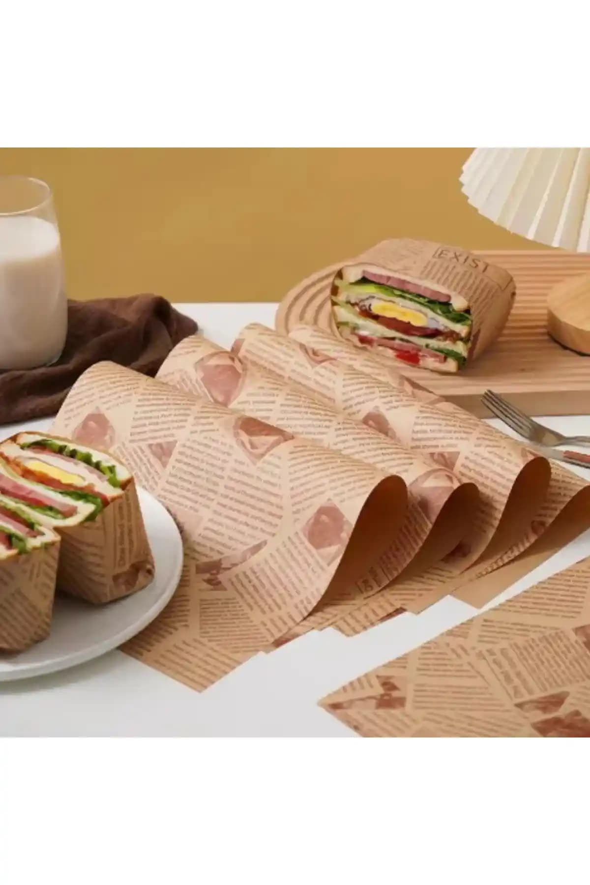 FBZhome Kendinden Desenli Yağlı Kağıt: Vintage Estetik ve Çok Yönlü Kullanım Özellikleri