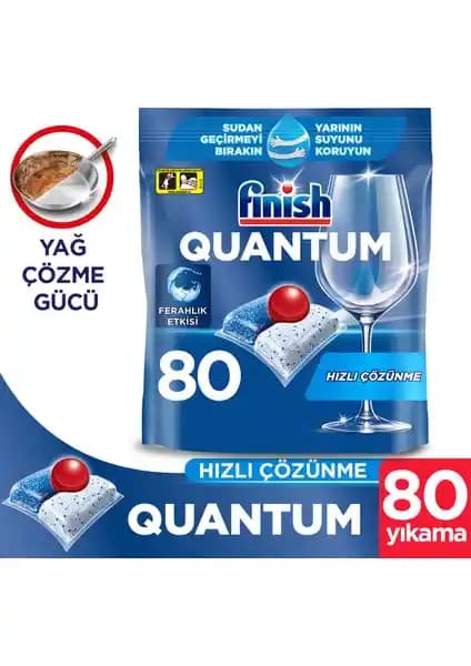 Finish Quantum 80 Kapsül Bulaşık Makinesi Deterjanı Tableti İncelemesi ve Kullanıcı Yorumları