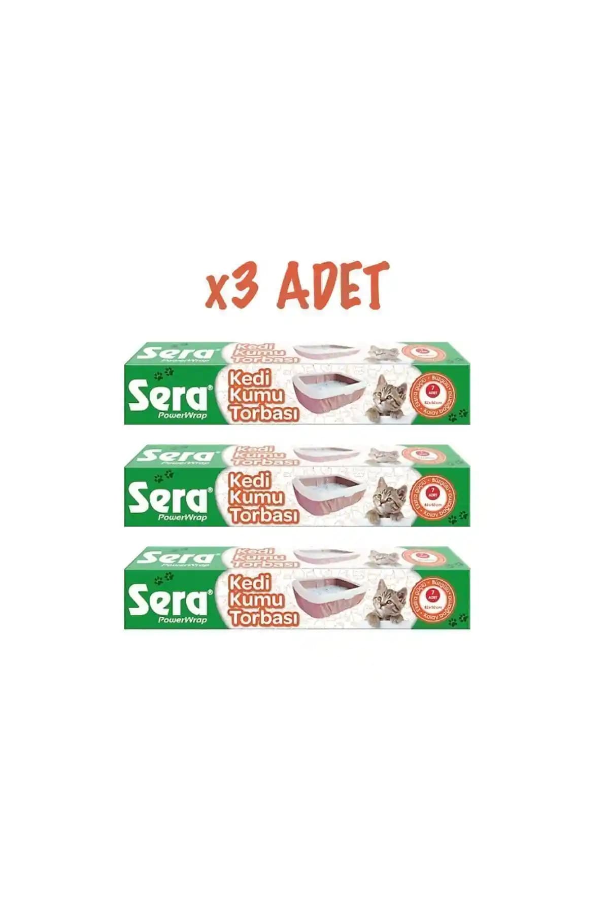 Genel Markalar Kedi Kumu Torbası 82x50 cm 3'lü set, hijyenik ve pratik kullanım için ideal
