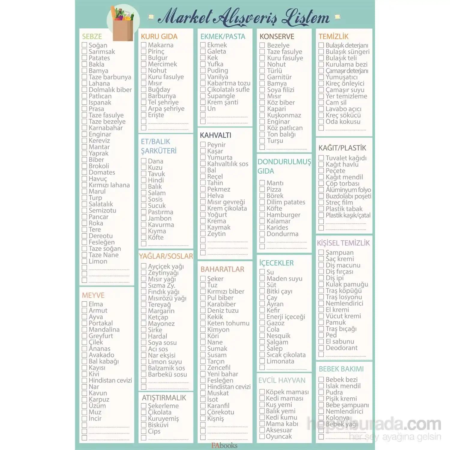 Kağıt Üzerinde Alışveriş Listesi Yapmanın Günümüzdeki Önemi ve Kullanım Nedenleri