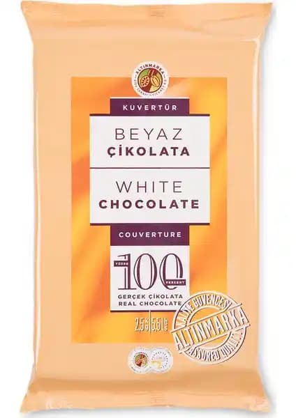 Kahve Dünyası Beyaz Kuvertür 2500g: Yüksek Kalite ve Lezzetli Çikolata Malzemesi