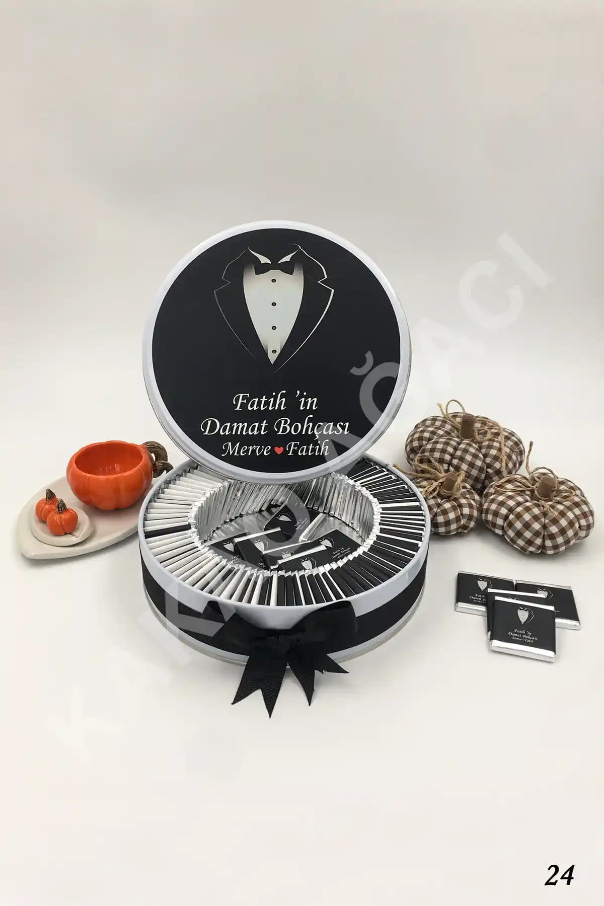 Kakao Ağacı 100 Adet Damat Çikolatası: Özelleştirilebilir ve Lezzetli Davet İkramı