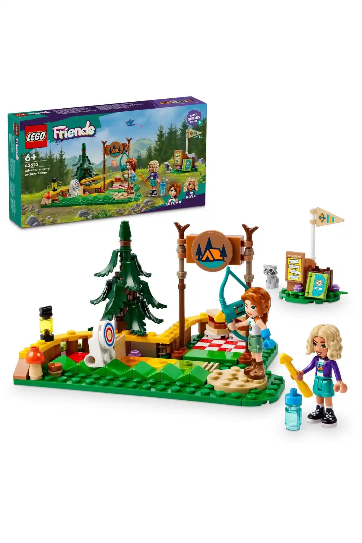 LEGO Friends Macera Kampı Okçuluk Alanı Seti 42622 Çocuklar İçin Eğlenceli ve Yaratıcı Oyun Deneyimi
