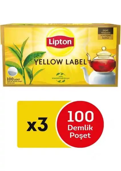Lipton Yellow Label Demlik Poşet Türk Çayının Kalbinden Güvenilir Bir Seçenek
