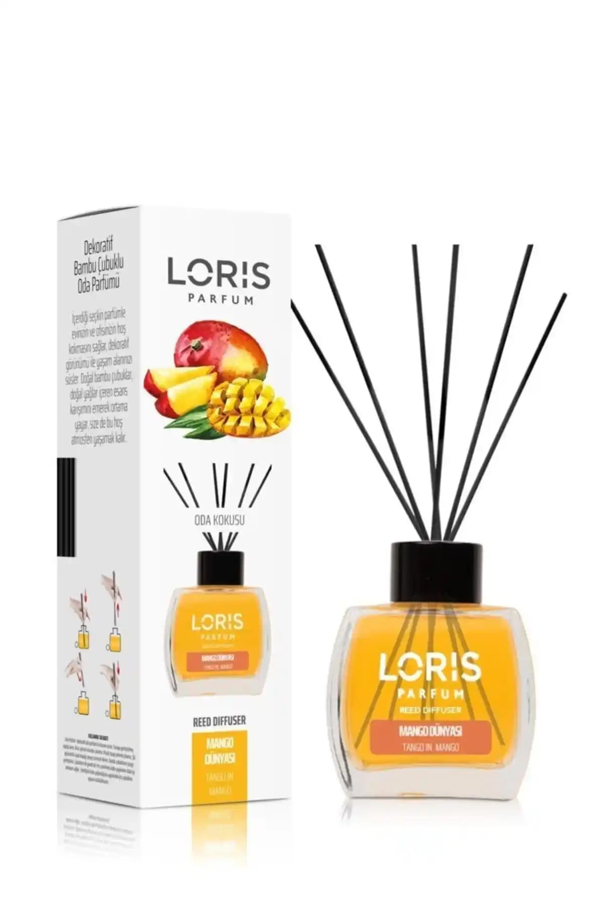 Loris Mango Dünyası 120 Ml Oda Kokusu Doğal ve Kaliteli Atmosfer Yaratır