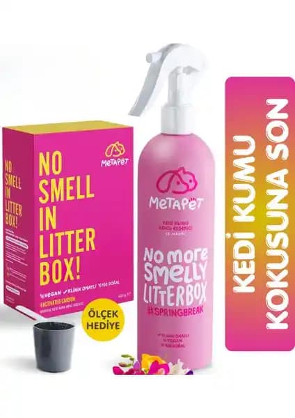 Metapet Kedi Kumu Koku Giderici Set ve Aktif Karbonlu Kedi Kumu Karşılaştırması