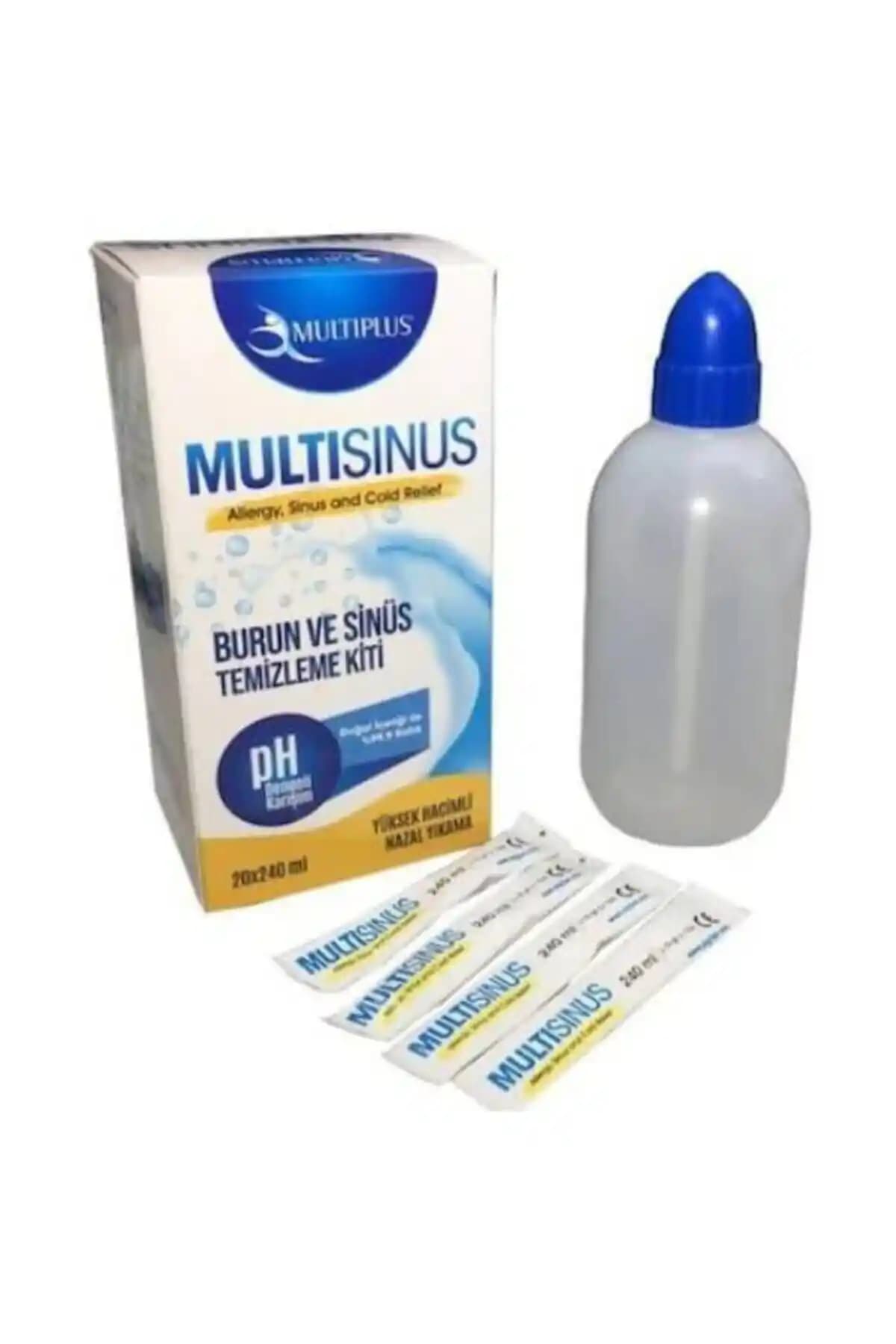 Multiplus Burun ve Sinüs Temizleme Kiti: Doğal ve Etkili Solunum Rahatlatıcı Çözüm