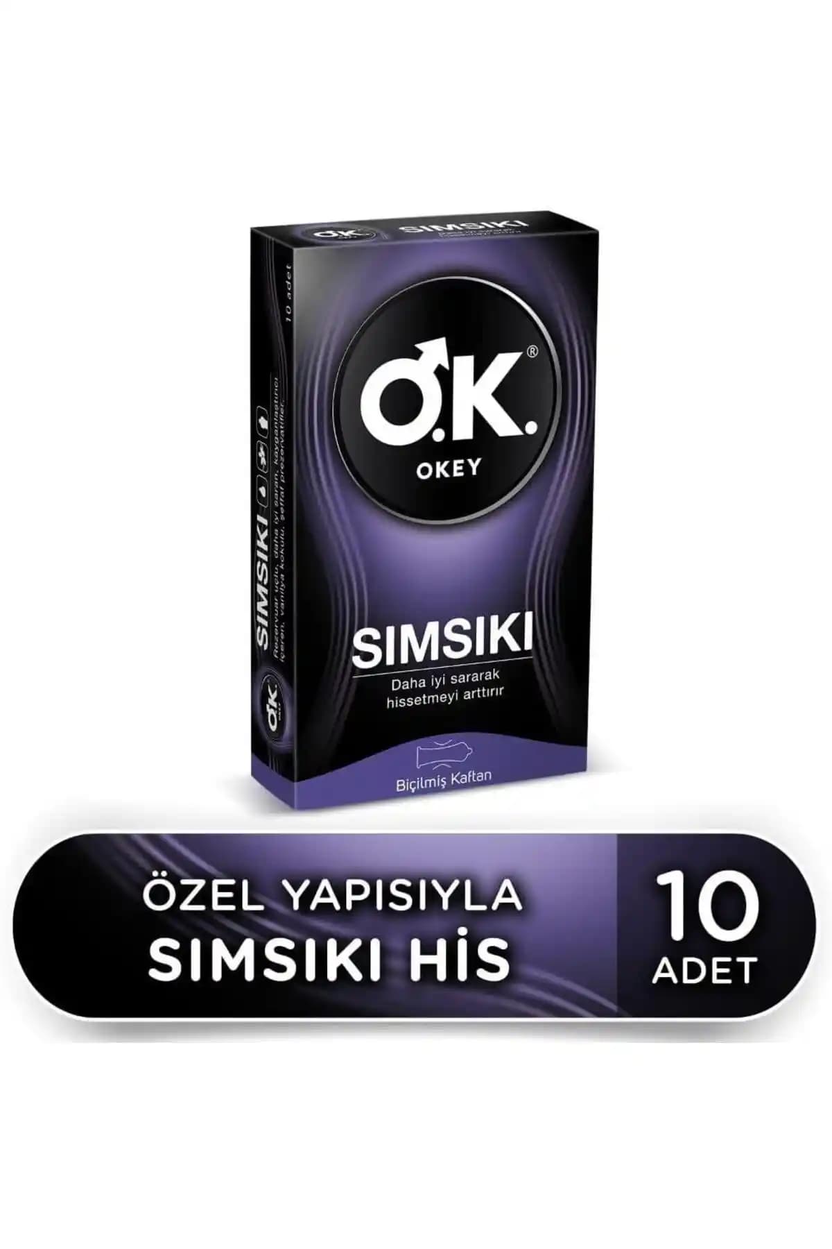 Okey Sımsıkı Prezervatif 10'lu: Güvenli ve Dayanıklı İnce Yapı Prezervatif Seçeneği