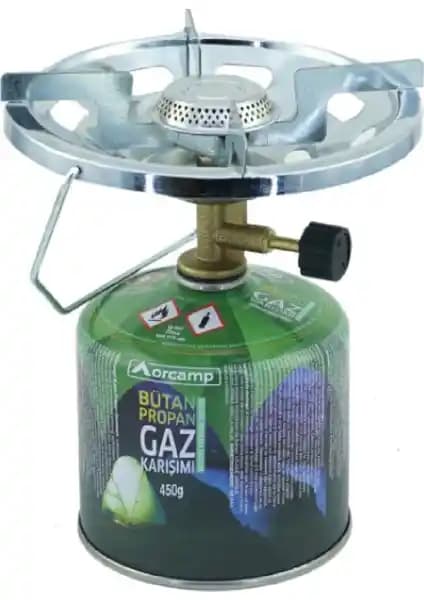 Orcamp Kamp Gaz Kartuşu Siboplu Ocak Seti 450 Gr Güvenilir ve Yüksek Performanslı Enerji Kaynağı