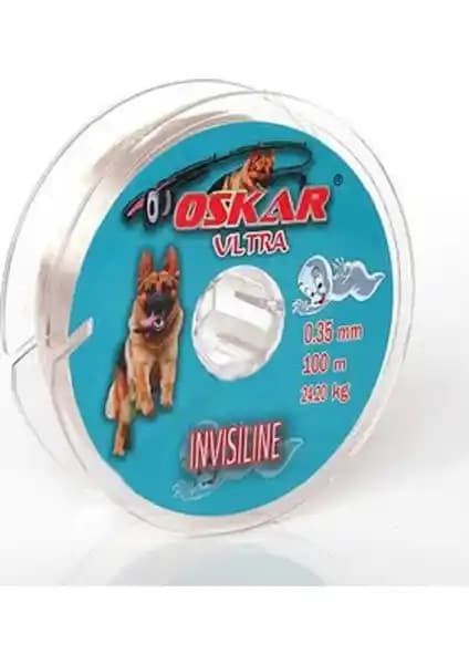 Oskar Invisiline Hayalet Makara Misina 0.26mm 100m Balıkçılık İçin Dayanıklı ve Görünmez
