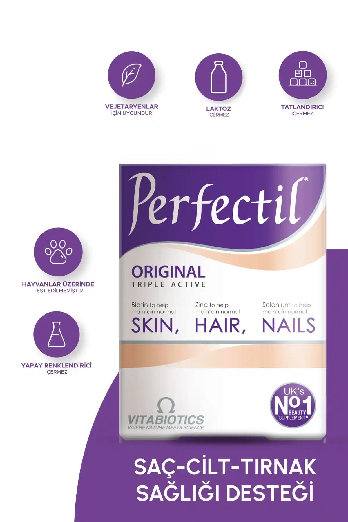 Perfectil Üzüm Çekirdeği Ekstresi ile Cilt, Saç ve Tırnak Sağlığını Destekleyen Çok Yönlü Vitamin Takviyesi