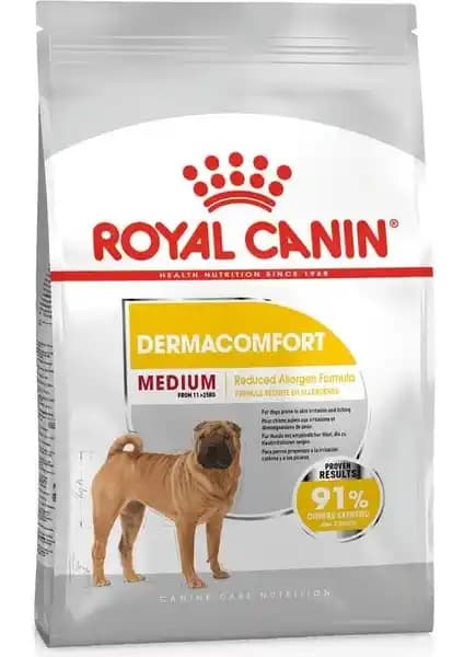 Royal Canin Medium Dermacomfort Köpek Maması Deri Sağlığı ve Alerji Destekli