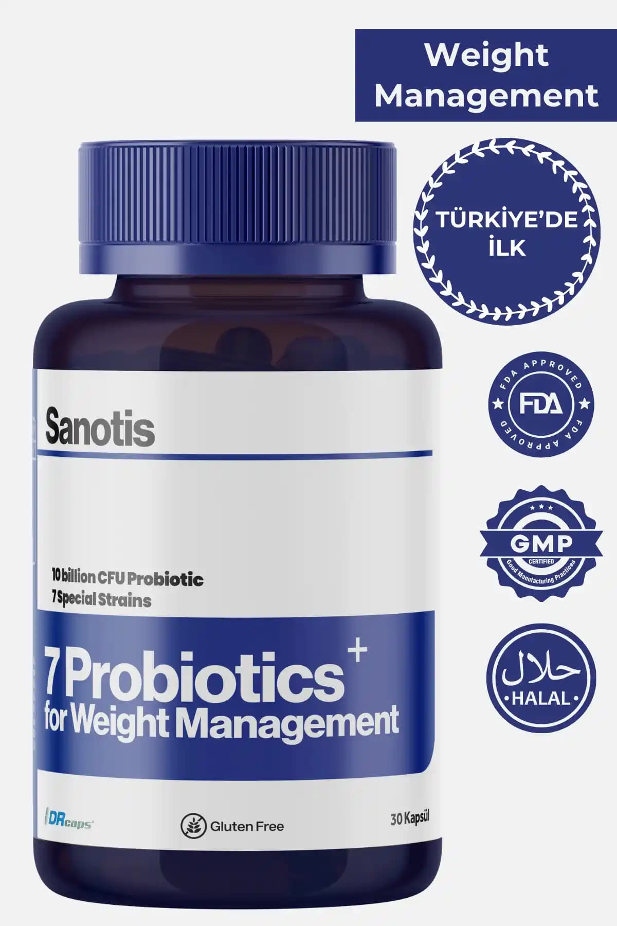 Sanotis 7 Tip Probiyotikler Bağırsak Sağlığı ve Kilo Kontrolü İçin Etkili Bir Çözüm