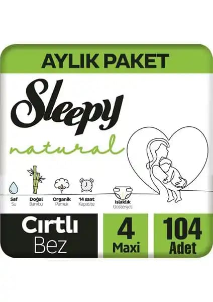 Sleepy Natural Cırtlı Bebek Bezi Karşılaştırması 104 ve 208 Adet Paketlerin Performans Analizi