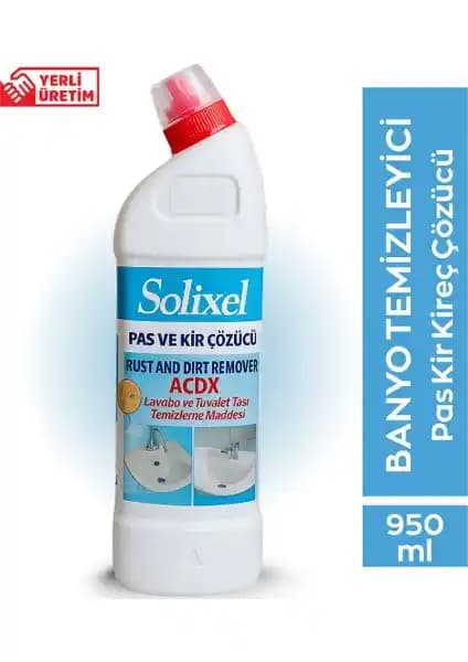 Solixel Pas ve Kir Çözücü: Etkili ve Güvenilir Temizlik Çözümü Türkiye Menşeli Ürün