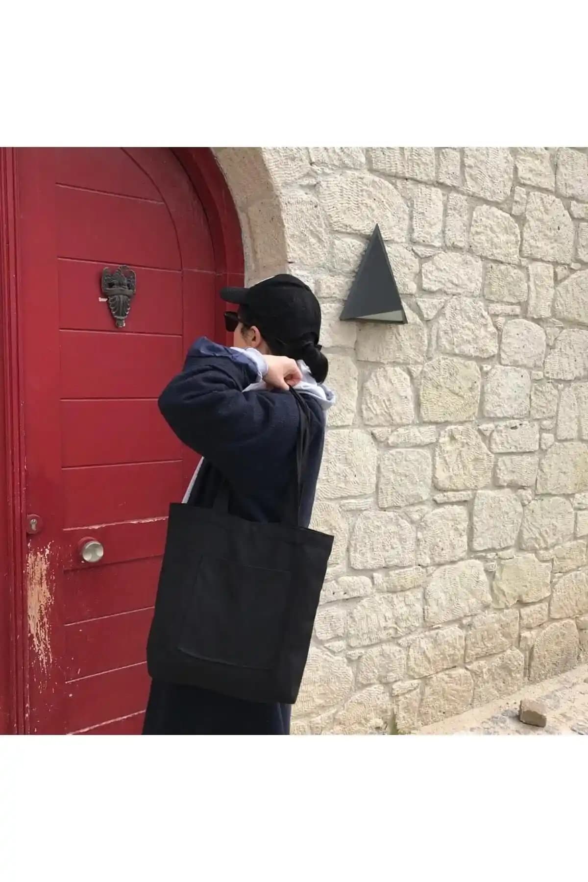 Sumicorn Design Siyah Keten Bez Çanta: Dayanıklı ve Şık Çok Amaçlı Çanta Seçenekleri