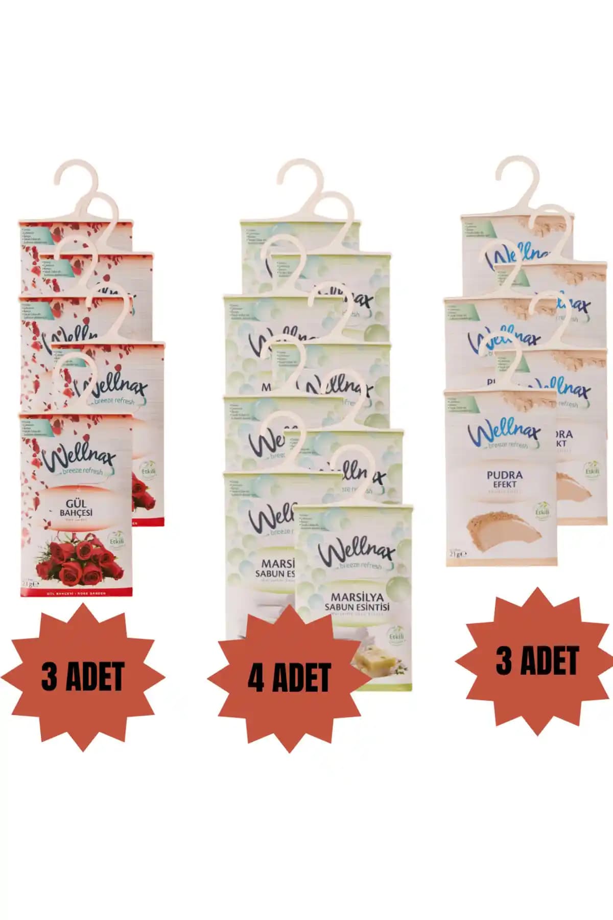 Wellnax Çok Amaçlı Koku Keseleri: Ev ve Ofisler İçin Ferahlatıcı ve Uzun Süreli Koku Çözümü