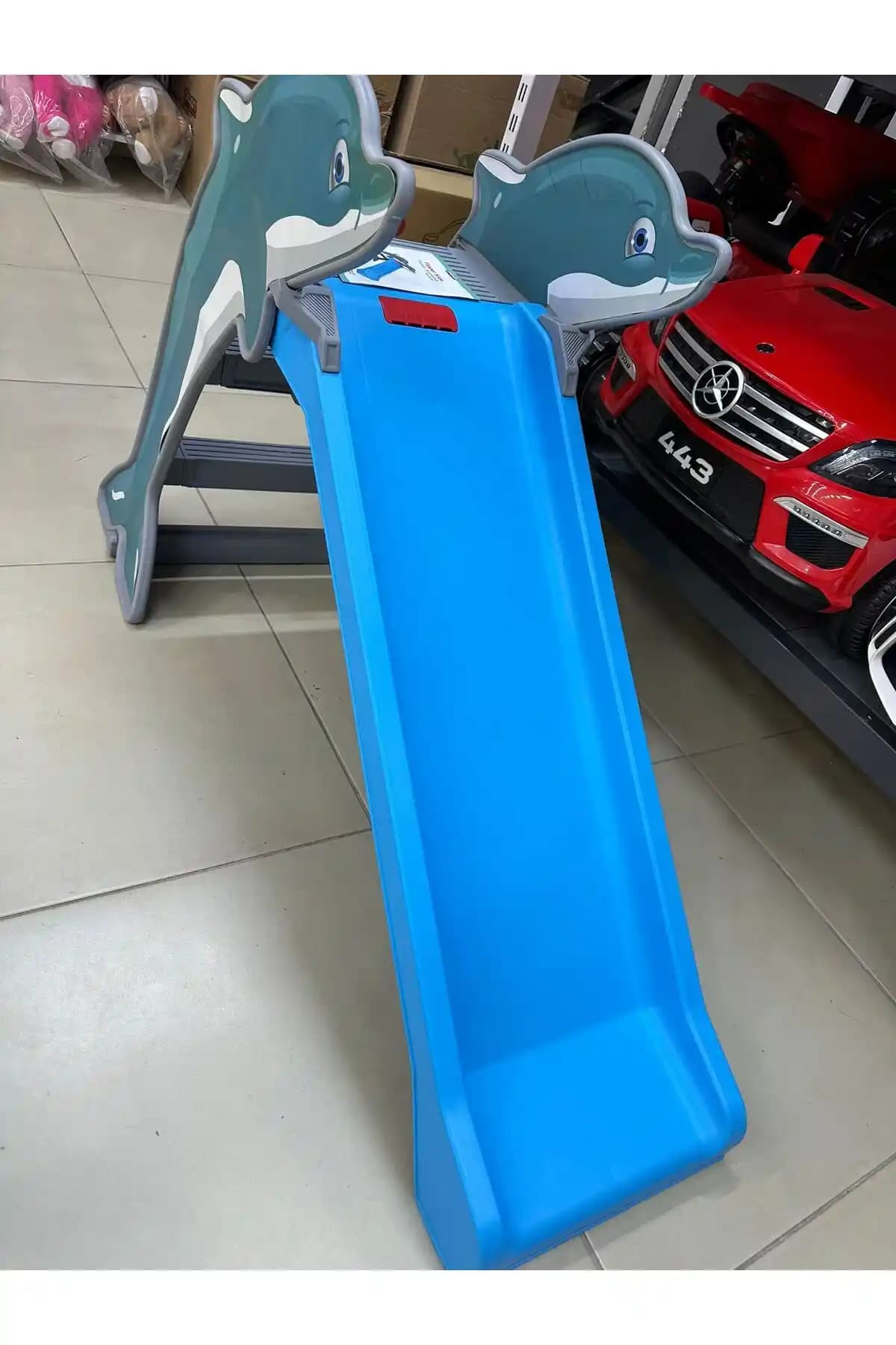 PİLSAN Turkuaz Kaydırak Çocuklar İçin Güvenli ve Eğlenceli Oyun Alanı Ürünü