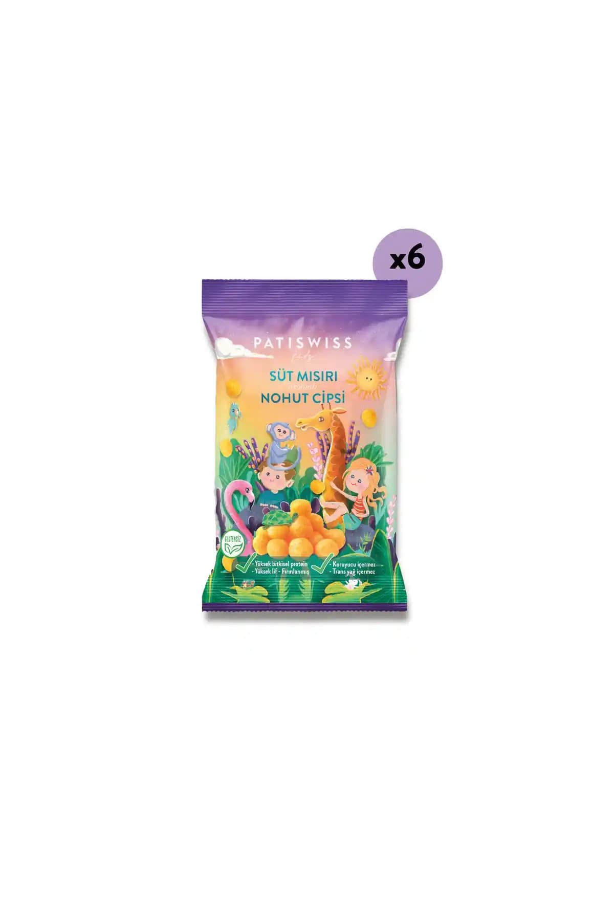 Sağlıklı ve Lezzetli Süt Mısır Aromalı Nohut Cipsleri Çocuklar İçin Güvenle Tercih Edilir