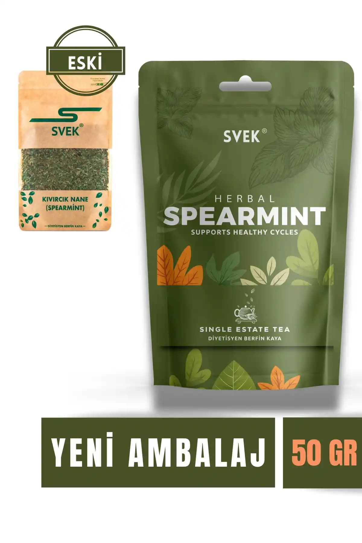 Svek Spearmint Tea Kıvırcık Nane Çayı 50 Gr Doğal Sağlık ve Ferahlık Kaynağı