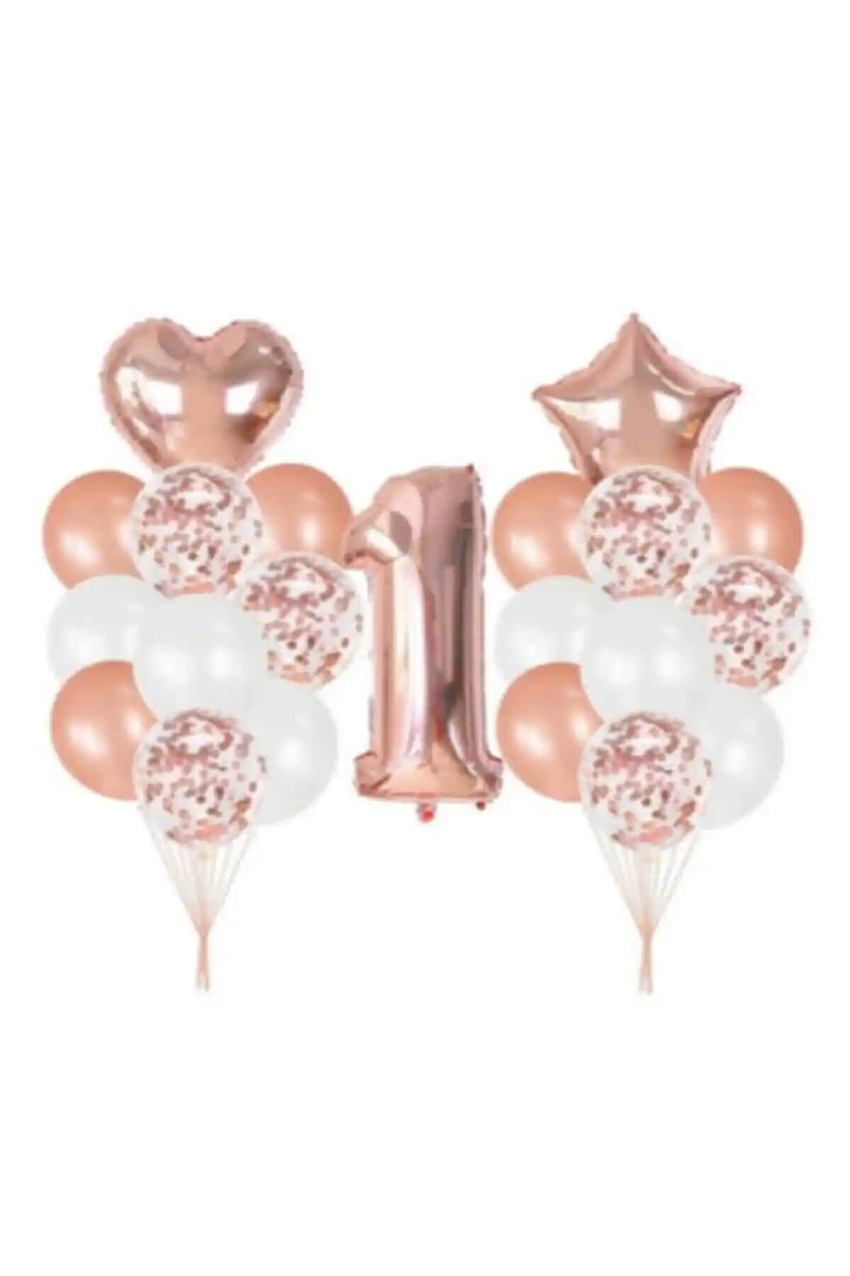 1 Yaş Doğum Günü Balon Setleri Karşılaştırması: BalonEvi Rose Gold ve MERİ PARTİ