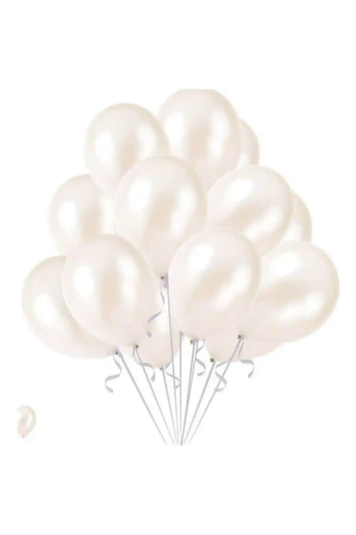 BalonEvi Beyaz Metalik Balon ve Parti Dolabı Metalik Pembe Beyaz Balon Karşılaştırması