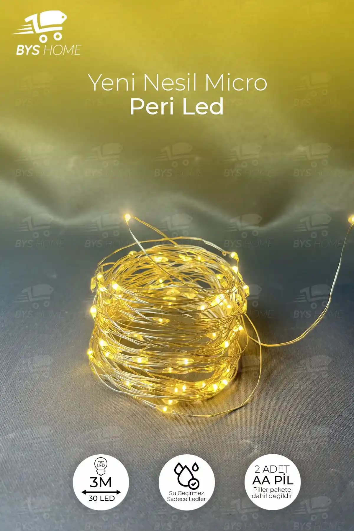 BYSHOME Peri Led 3 Metre Sarı Renk Dekoratif Aydınlatma Ürünü İncelemesi