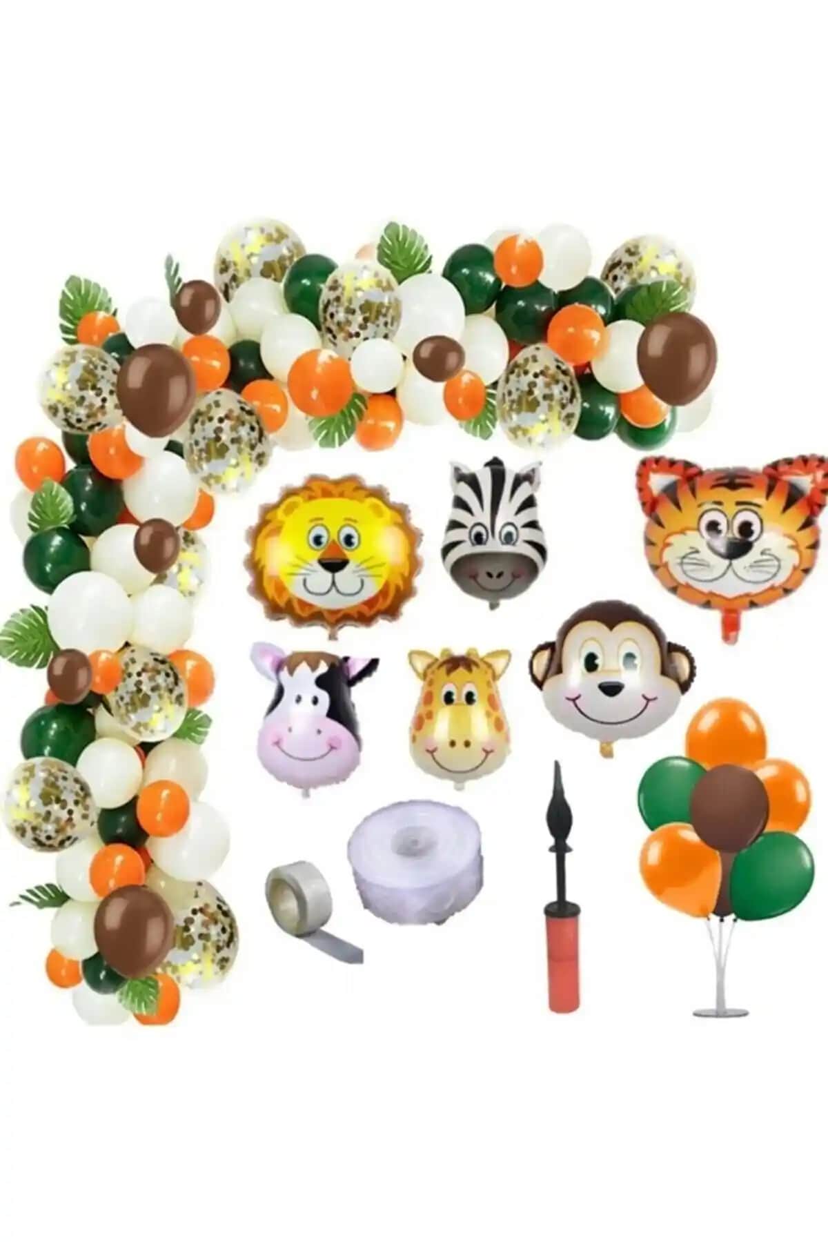 Genel Markalar Safari Temalı Doğum Günü Balon Setleri Karşılaştırması ve İnceleme