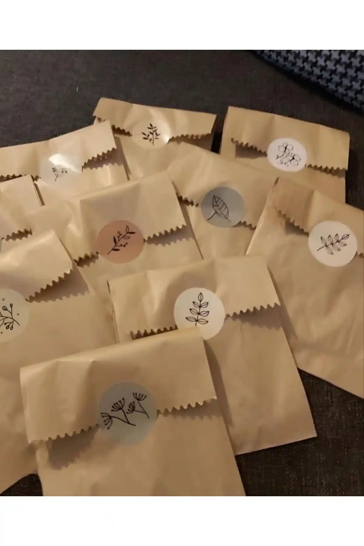 Gizpak 100 Adet 12x20cm İnce Kese Kağıdı - Çok Amaçlı ve Doğal Paketleme Çözümü