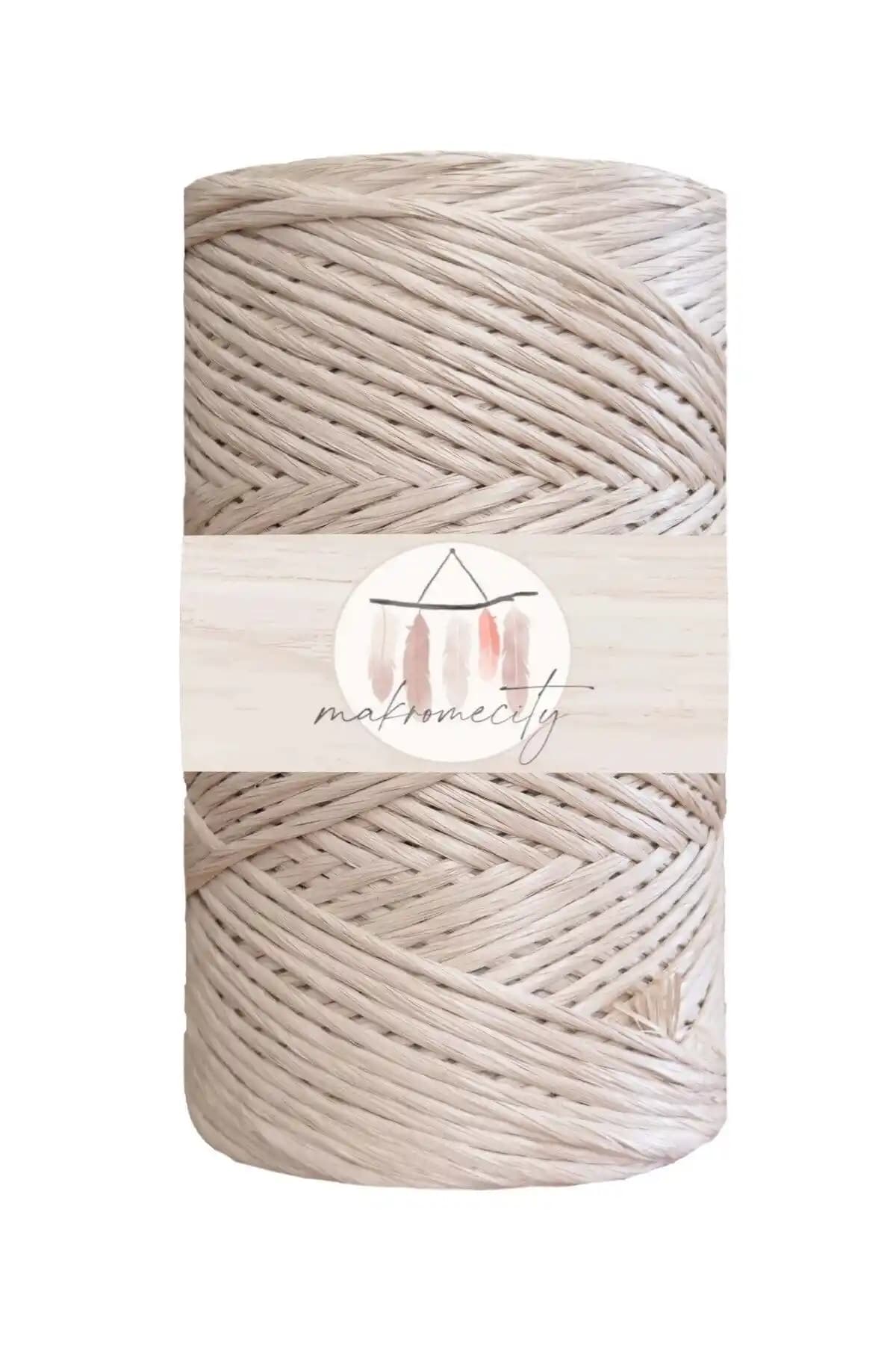 Makromecity Premium Polyester ve Yumuk Yumak Doğal Rafya Karşılaştırması