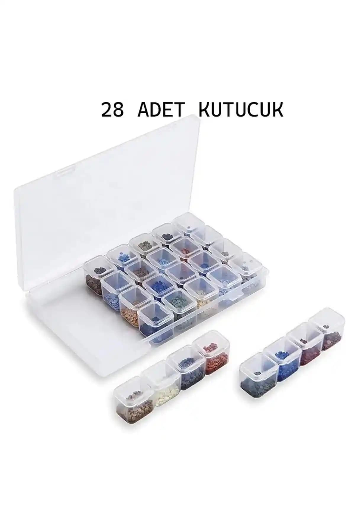 Movas Sanat Mozaik Taş Saklama Kabı: Dayanıklı ve Şık El Sanatları Düzenleme Çözümü