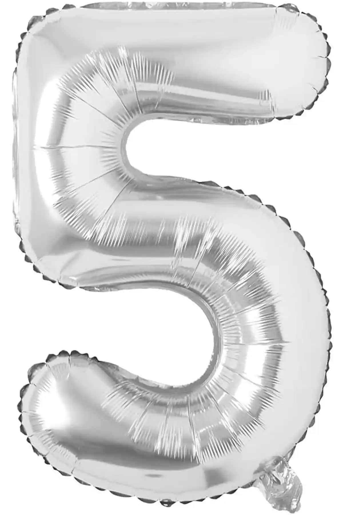 Parti Dekorasyonunda 100 Cm Gümüş Gri ve Rose Gold Bakır Rakam Balonlarının Karşılaştırması