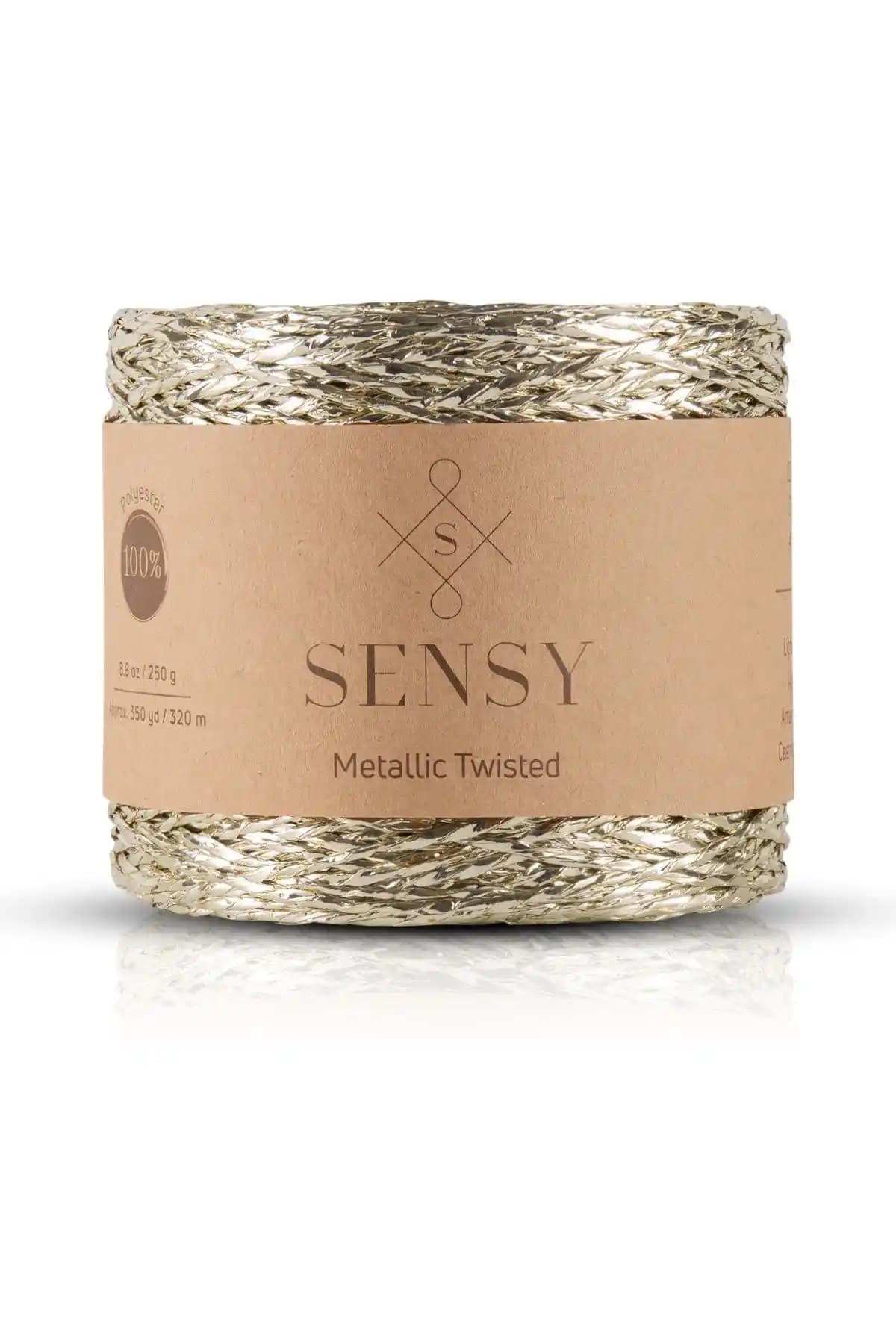 SENSY Premium 320 M Simli Metalik İp: Yüksek Kaliteli El İşi ve Dekorasyon Malzemesi