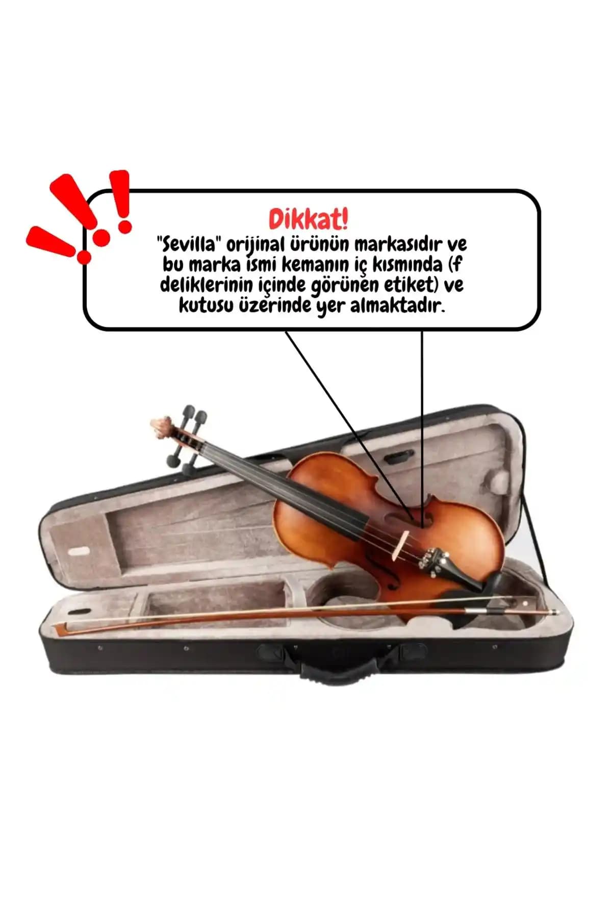 Sevilla Sv44210 4/4 Keman: Orta Seviye Müzik Tutkunları İçin Dayanıklı ve Kaliteli Enstrüman