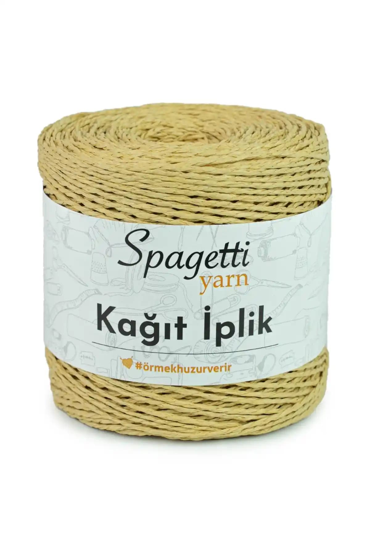 Spagettiyarn Kağıt İp: Dayanıklı ve Çok Yönlü El İşi Malzemesi