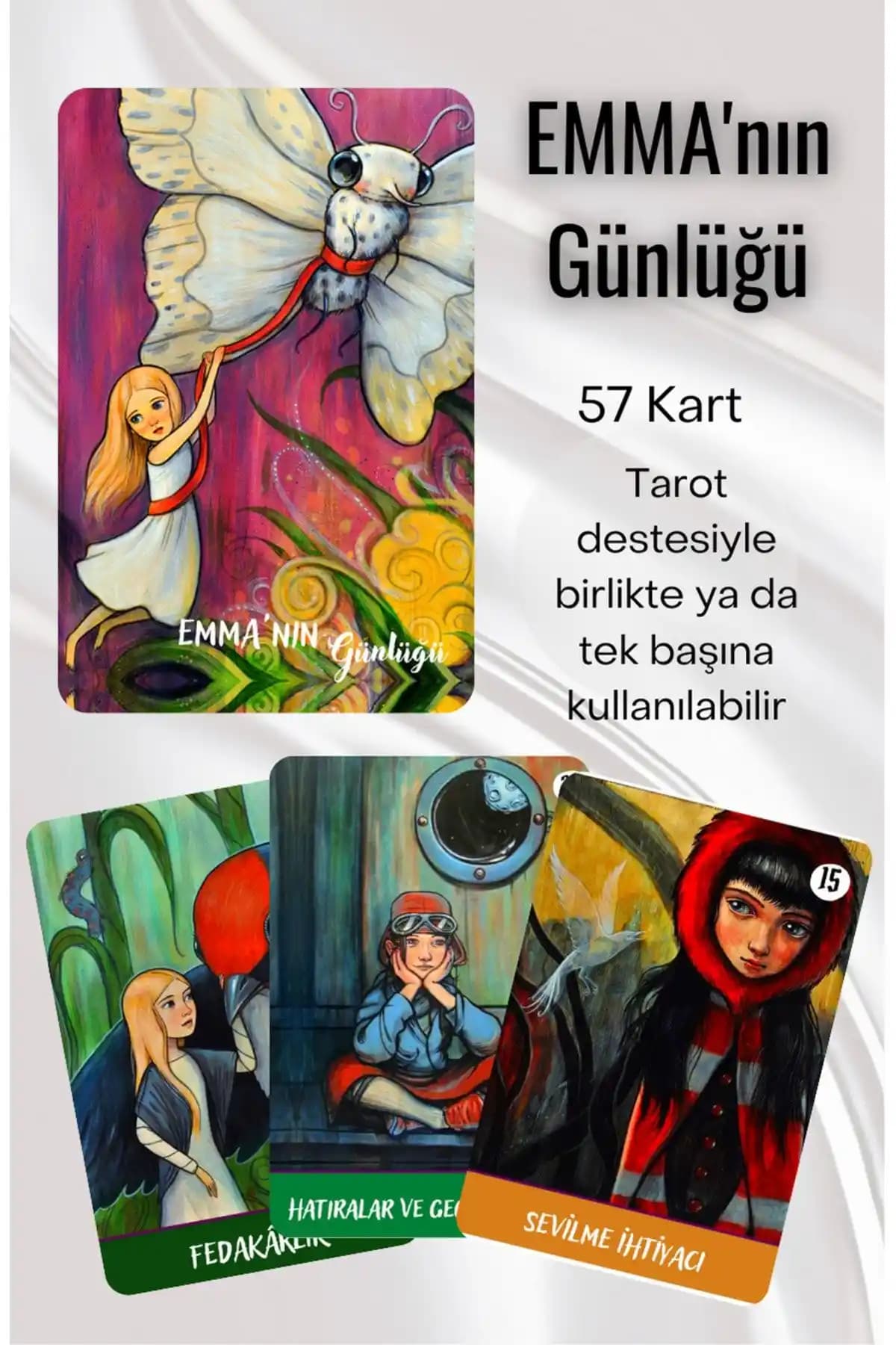 Tarot Emma'nın Günlüğü Oracle Kartları ile Ruhsal Gelişim ve İçsel Farkındalık Rehberi