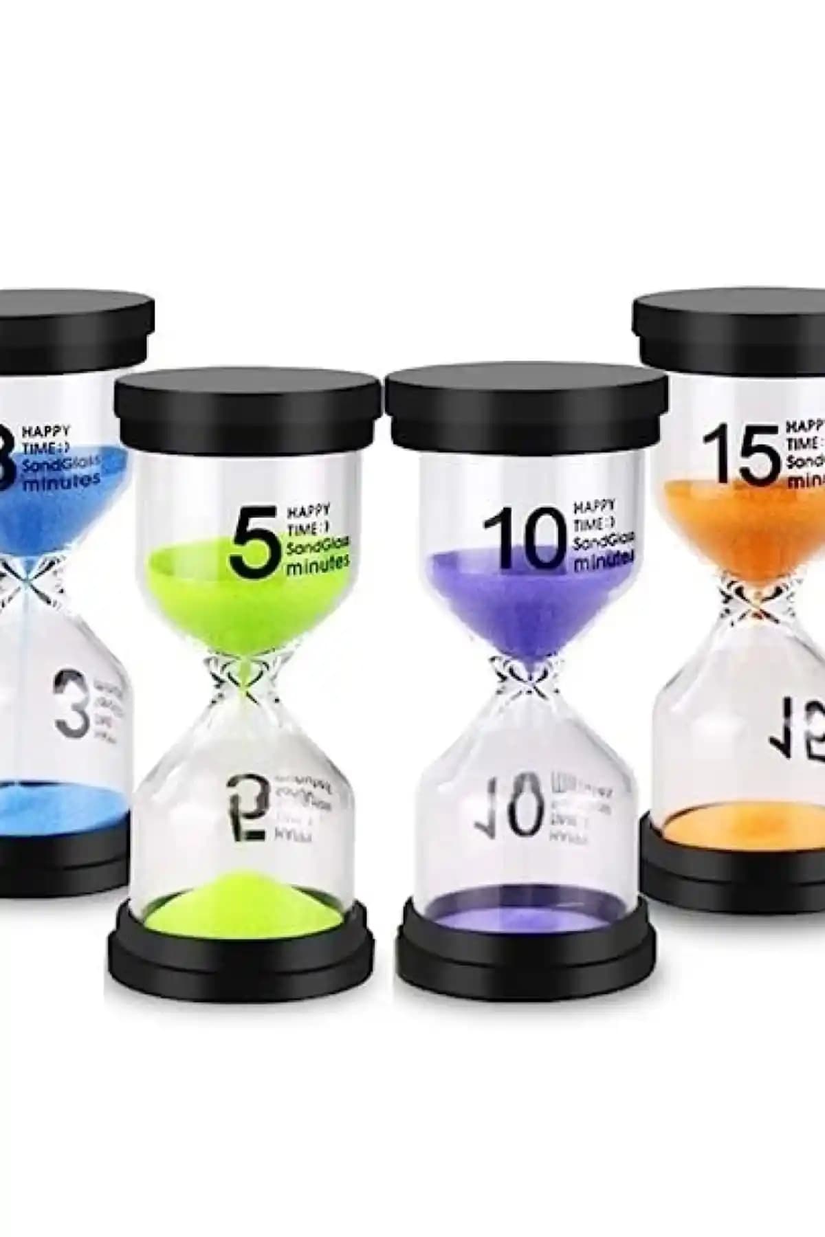 Yenigeldi Renkli Kum Saati: Şık ve Hassas Masaüstü Zaman Ölçer