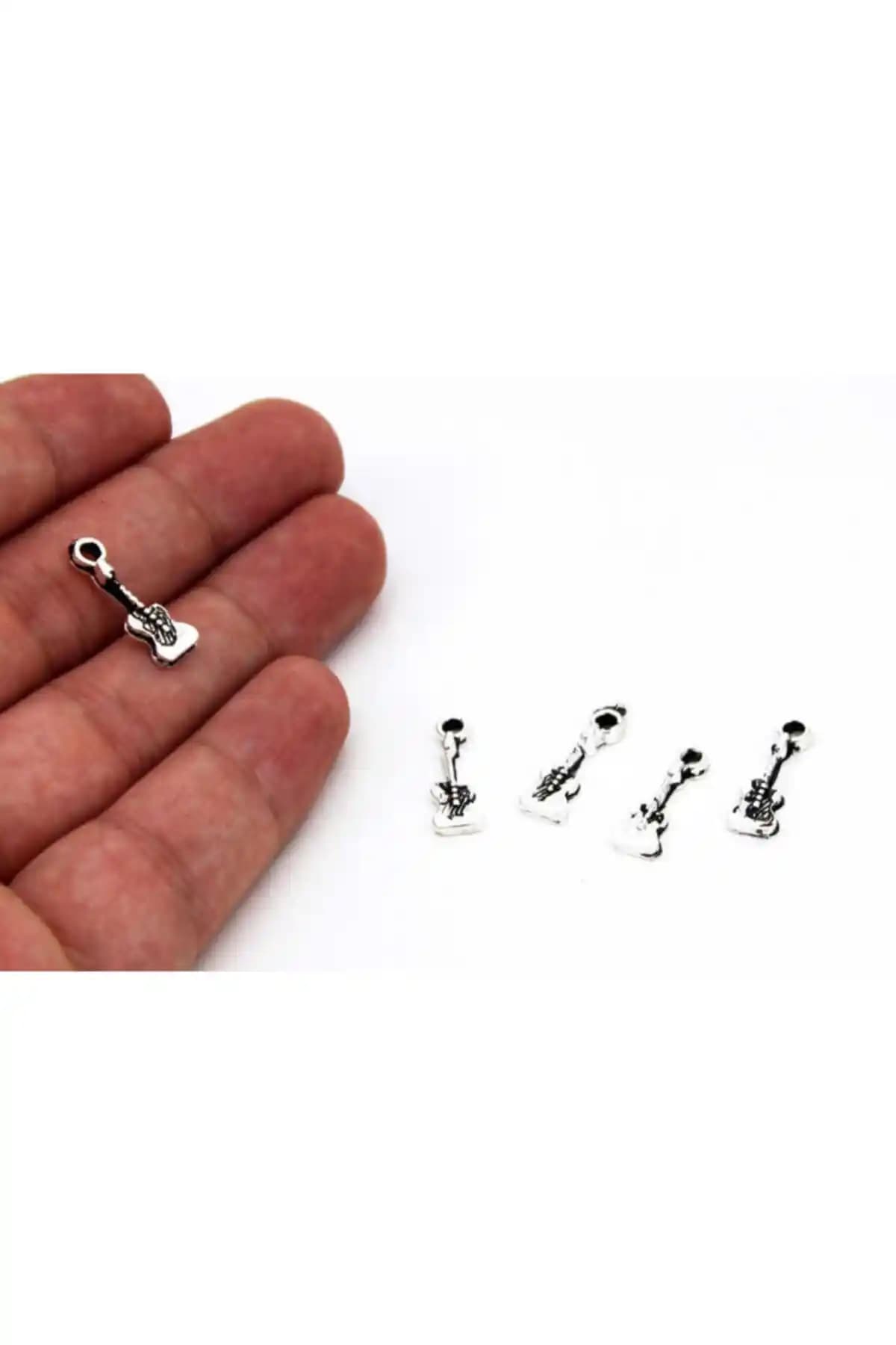 YFHobi 12 Adet Gitar Desenli Metal Uç Seti Takı ve El İşleri İçin Uygun