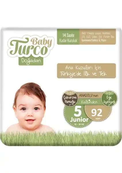 Baby Turco Doğadan Bebek Bezi Junior ve Bonus 5 Numara Karşılaştırması ve İnceleme