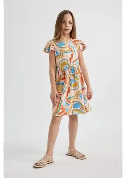 DeFacto Kız Çocuk Desenli Kısa Kollu ve Kolsuz Elbiselerin Karşılaştırması