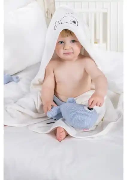 EIFIN Bambu Balık Nakışlı Bebek Havlu Kundak ve Kese Seti ile Kapşonlu Çocuk Bornozu Karşılaştırması