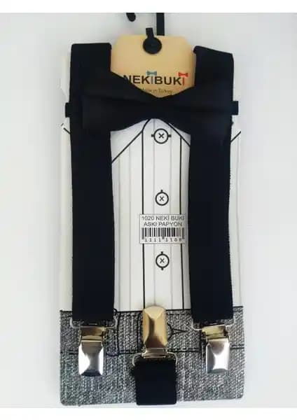 Meriç Bebe ve Nekibuki Erkek Çocuk Pantolon Askısı ve Papyon Takımı Karşılaştırması