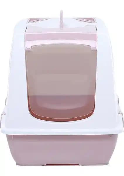 Milo Pudra Pembe ve Plastart XXL Kapalı Kedi Tuvaletleri Karşılaştırması