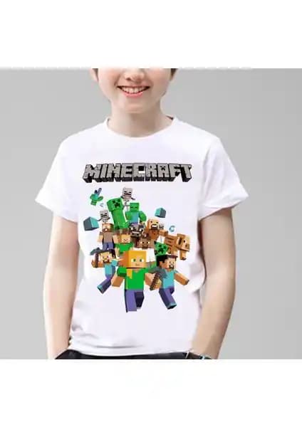 Minecraft Temalı Çocuk Tişörtleri Karşılaştırması: TakeTshirt ve Dobakids Ürün Analizi