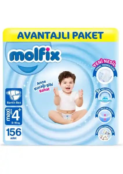 Molfix Bebek Bezi Karşılaştırması 4+ ve 5 Beden Ürünleri Özellikleri ve Kullanıcı Yorumları