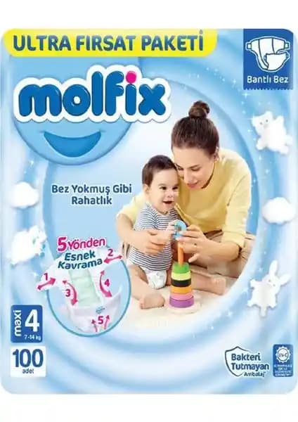 Molfix Maxi 4 Numara ve Molfix Pure Soft 4 Beden Maxi Bebek Bezleri Karşılaştırması