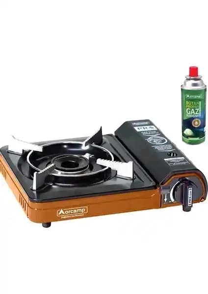 Orcamp Tekli Portatif Kamp Ocağı Karşılaştırması Kırmızı ve Turuncu Modelleri