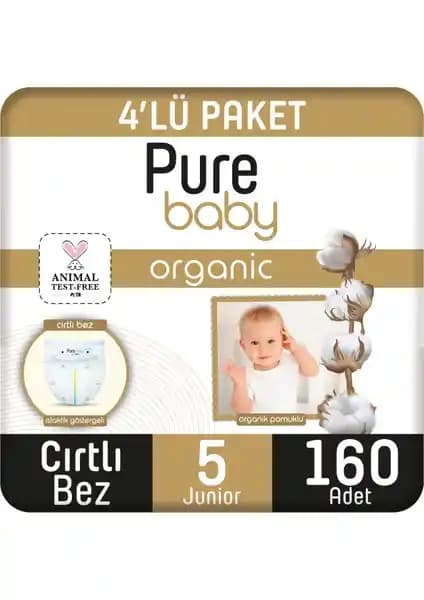 Pure Baby Organik Pamuklu Cırtlı Bez ve Sleepy Natural Bebek Bezi Karşılaştırması