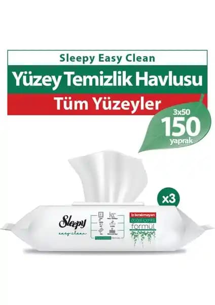Sleepy Easy Clean Yüzey Temizlik Havlusu ve Mendili Karşılaştırması ve Kullanıcı Yorumları