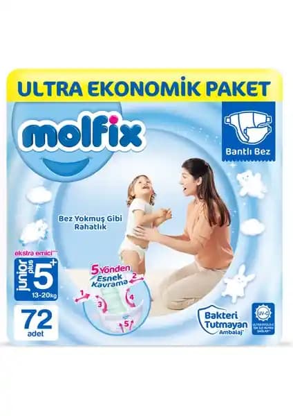Molfix Bebek Bezi 5+ ve Pure&Soft 5 Beden Karşılaştırması ve Seçim Rehberi
